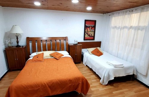 Cogua Bed & Breakfast | Suite 1 with a wonderful view of the Neusa reservoir