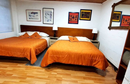 Cogua Bed & Breakfast | Suite 1 with a wonderful view of the Neusa reservoir
