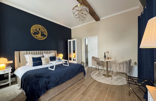 Crecy-sur-Serre Villa | Suite agate bleue Au domaine du pré dieu