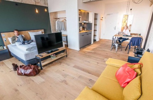 Zentrum Apartment | Suite M, ca. 40qm, 1 Wohn-/Schlafraum, für 4 Personen