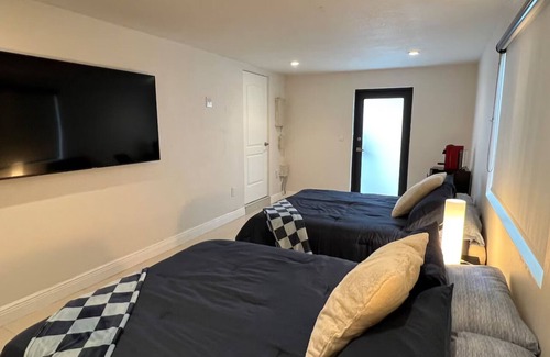 Ludlam Bed & Breakfast | Suite with 2 queen beds, bathroom! Totally private!