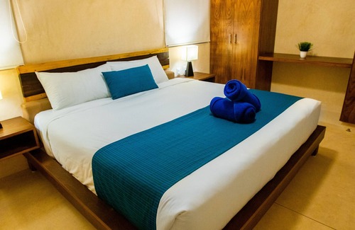 Zama Hotel | Suite with two bedrooms, fully equipped, terrace and overlooking the gardens