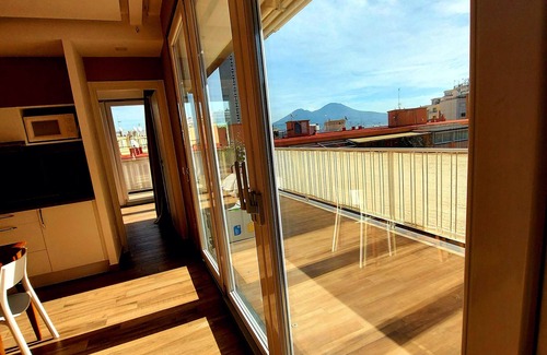 Historical Center Apartment | SUITE WITH VESUVIUS VIEW TERRACE IN HISTORIC CENTER