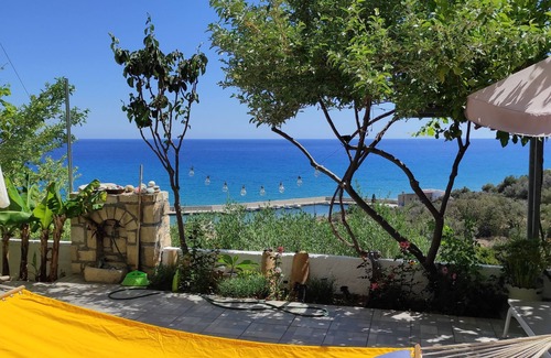 Kastri Apartment | Summer feeling in the studio with fantastic sea view for 2-3 persons