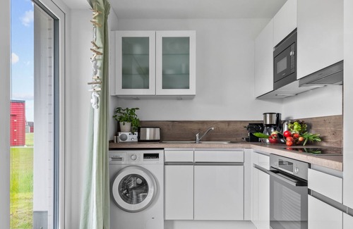 Busum Apartment | Sundowner - Terrasse, Kaminofen, Dusche, Infrarotkabine, Fußbodenheizung