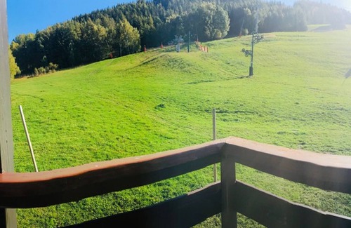 Montalbert Apartment | Sunny Apartment with Direct Slope Access and Cabin