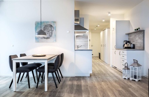 Grossenbrode Apartment | Sunny apartment with balcony and sauna in the complex - only 25 meters to the Baltic Sea