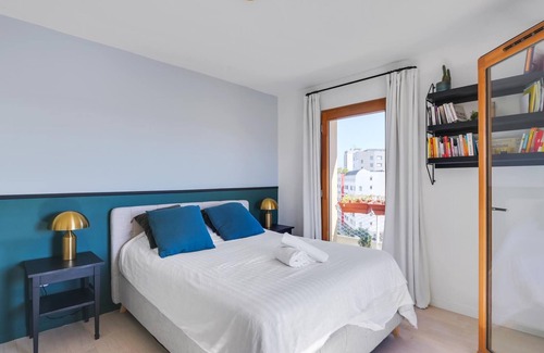 Porte de la Chapelle Apartment | Sunny apt with view of Paris and the Sacré-Cœur