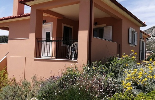 Kateleios Villa | Sunny Coco mat villa with a sea view,Cephalonia island