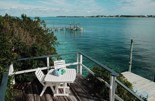 Lubbers Quarters Cay Cottage | Sunny Delight 2 bdrm cottage with boat lift and private dock