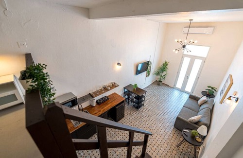 Puerta de Tierra Apartment | Sunny Escape with Balcony Steps to Dining