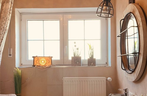 Gebrazhofen Apartment | Sunny modern apartment with a very large terrace, quiet location and mountain view