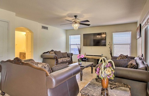 Fireside at Norterra House | Sunny Phoenix Abode w/ Pool, Grill & Fire Pit