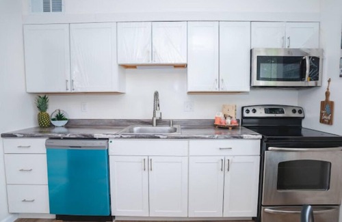 Airport Township Apartment | Sunny SparkingClean King bed Apt- CreveCoeurPark