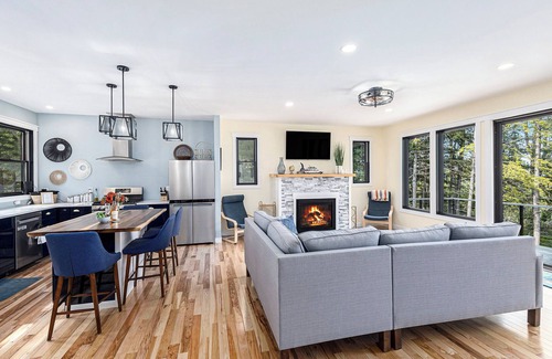 Kewadin House | 🏘️ Sunrise Sands Retreat: Beach & Dock on Torch Lake