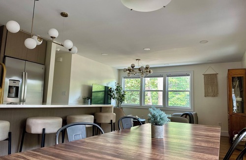 Raleigh House | Sunroom Bliss, Dry Bar Delight, One Level, Walk-in Shower: Behind Duke Hospital