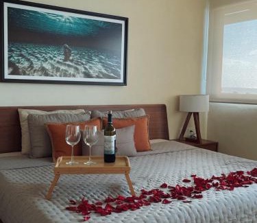 Isla Holbox Apartment | Sunset 2BR Apartment Steps from the Beach with Ocean View