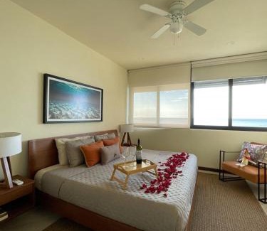 Isla Holbox Apartment | Sunset 2BR Apartment Steps from the Beach with Ocean View