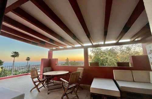 San Bartolome de Tirajana Apartment | Sunset and oceanview 1 bedroom apartment with shared pool