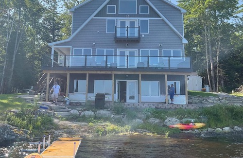 Orono House | Sunset Blaze - One of the Best Lake Houses in Maine