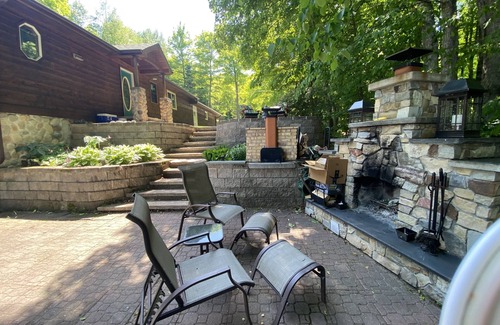 Iron River Cottage | Sunset Lake - Fireplace,Dock,Sauna,4 Bath,Ski,UTV