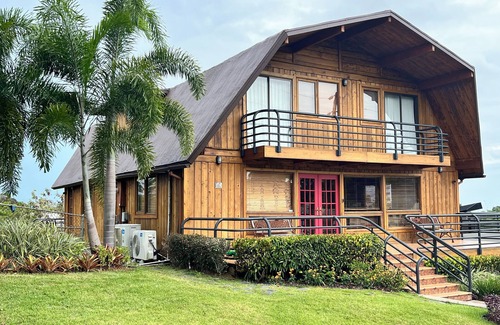 Algarrobos House | Sunset Log House minutes from Rincon