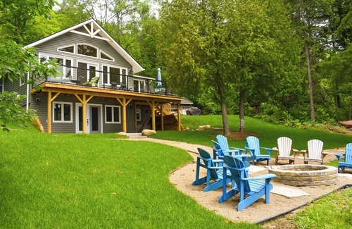 Dorset Cottage | Sunset Views on L of Bays, Pet & ATV Friendly Fireplace WiFi