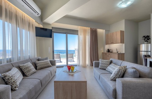 Agios Vasileios Villa | Sunset view villa in plakias,sea view,Private pool
