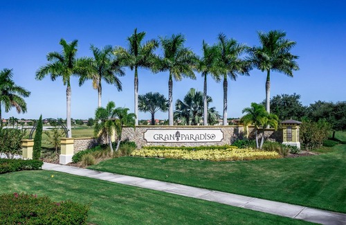 Gran Paradiso Villa | Sunset/water views. Luxurious resort community. Clean! Beautifully decorated!