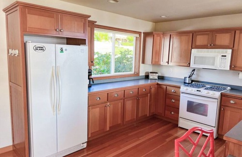 Lummi Island House | Sunset, Water Views with Hot Tub, Large Deck, and Privacy