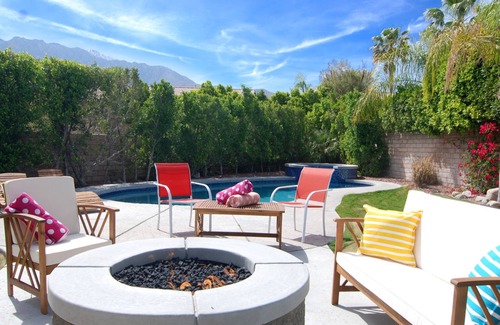 Racquet Club South House | Sunsplashed, Fully Renovated Palm Springs Modern with Pool, Spa, Fire Pit