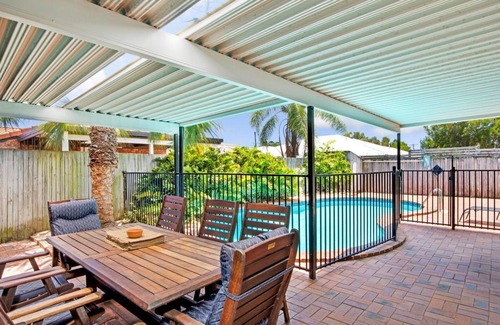 Rainbow Beach House | Sunyata Beach House - Rainbow Beach. Beachside escape with a pool, pet friendly and Wi-Fi!