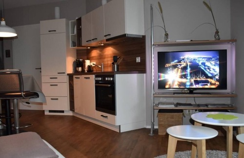 Nord-Mitte Apartment | Super view of the Weser in the middle of the Havenwelten, top location