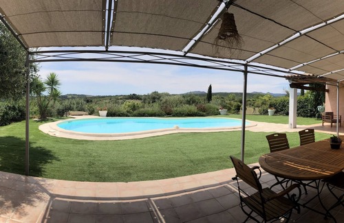 Autignac Villa | Superb and quiet villa for 6 people with pool and unobstructed view