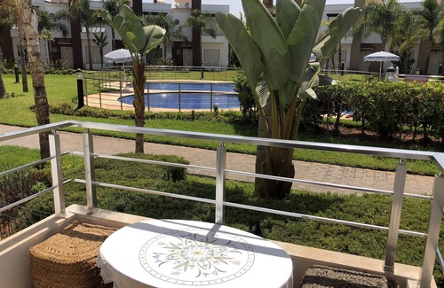 Skhirat Plage Villa | Superb Triplex villa in Skhirat in beautiful secure residence swimming pools air games