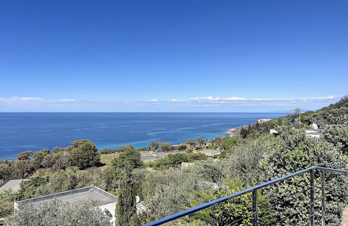 Corbara Villa | Superb villa, sunset sea view, heated pool, 4 bedrooms