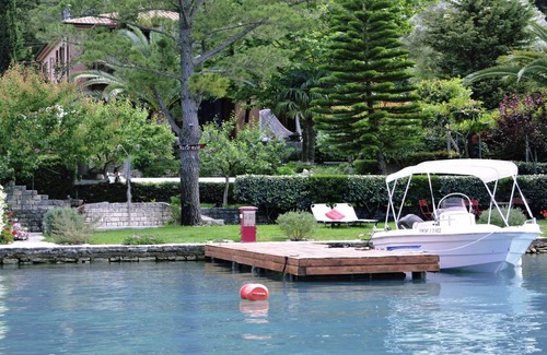 Yenion Villa | Superb waterfront villa with private pool, jetty, motorboat included and sauna