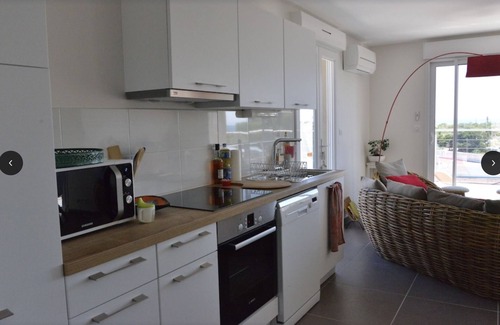 Leucate Apartment | Superbe vue Mer, Étang et Canigou, 3min Plage, Tout Climatisé, Terrasse de 40 m²