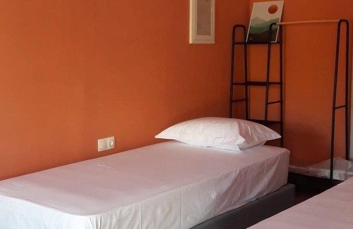Ano Meria Apartment | Superior Colorfull Studio with Aegean Sea View
