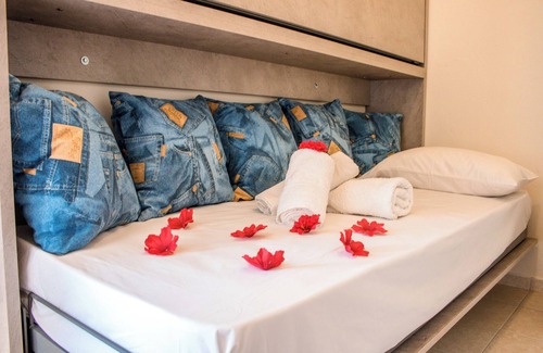 Ios Hotel | Superior Room for 2-4 guests, with private balcony and sea viewn
