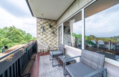 Herne Apartment | SuperSuite2 BohoApartment Balkon