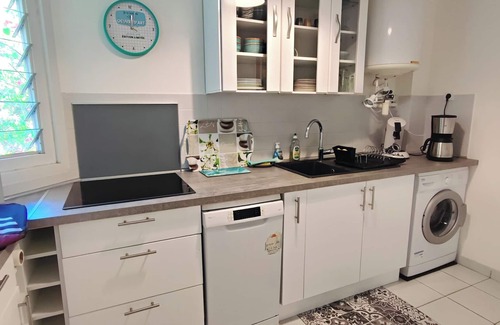 L'Ermitage-les-Bains Apartment | T 2/3 duplex * in the heart of l'Ermitage, 5-minute walk from the beach.