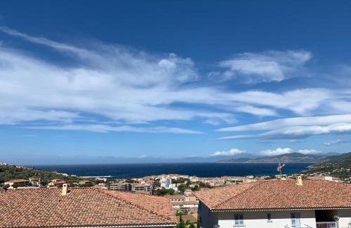 L'Ile-Rousse Apartment | T2 clim 54m2, 17m2 de terrasse très belle vue mer