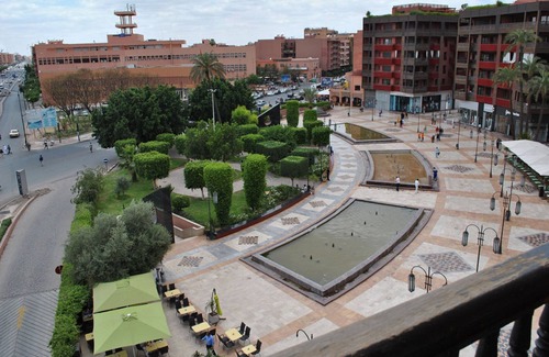 El Hara Apartment | T2 Conveniently located downtown Gueliz-plaza/limit wintering near Medina &