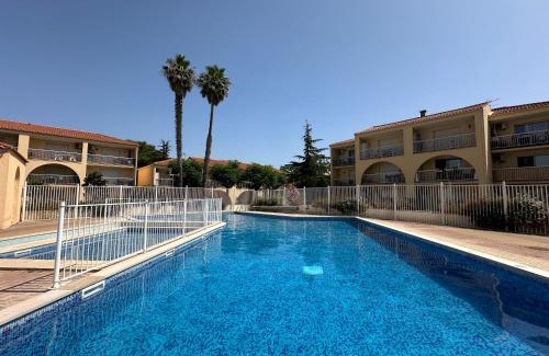Les Hauts de Canet Apartment | T2 RDC à Canet en Roussillon Europa 4 pers ,piscine,clim, tennis, parking