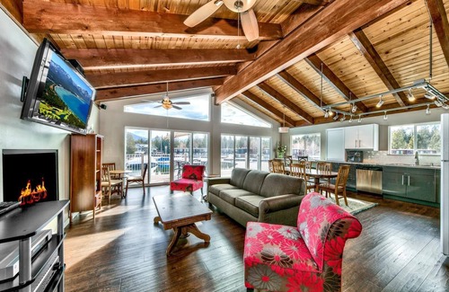 Tahoe Keys House | Tahoe Keys Mountain Vistas-Waterfront, Panorama Views, Dock