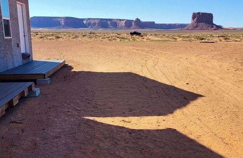 Monument Valley Cabin | Take in the red rock views right off Highway 163 in newly built off-grid cabins!
