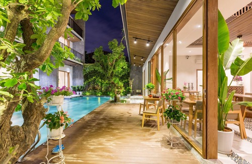 An Hai Đong Hotel | Tam House Deluxe Studio with Pool, Kitchen and Breakfast