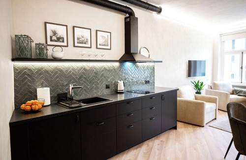 Old Town Apartment | tARTuStays artist Viktoria Berešna decorated apartment with AC in fabulous Tartu