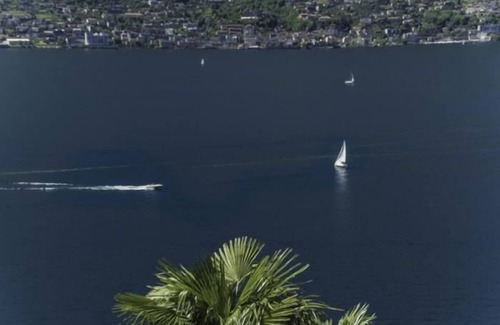 Pino Lago Maggiore Apartment | Tastefully furnished 2-room apartment with a large balcony and dream lake view